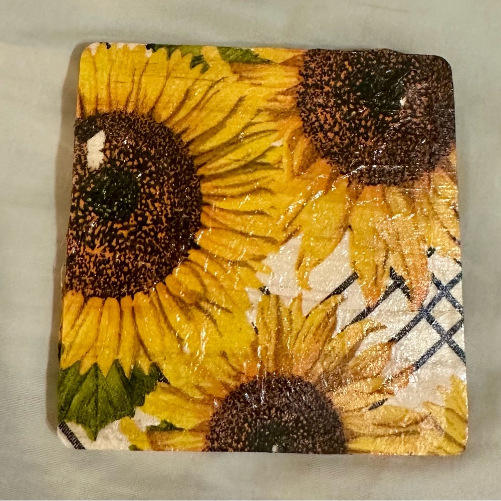Sunflower coasters - Picture 2 of 5